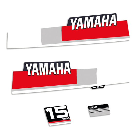Tarrat Yamaha 15HV Kaksitahtimoottori 90-luku 1 perämoottori vinyylitarrat