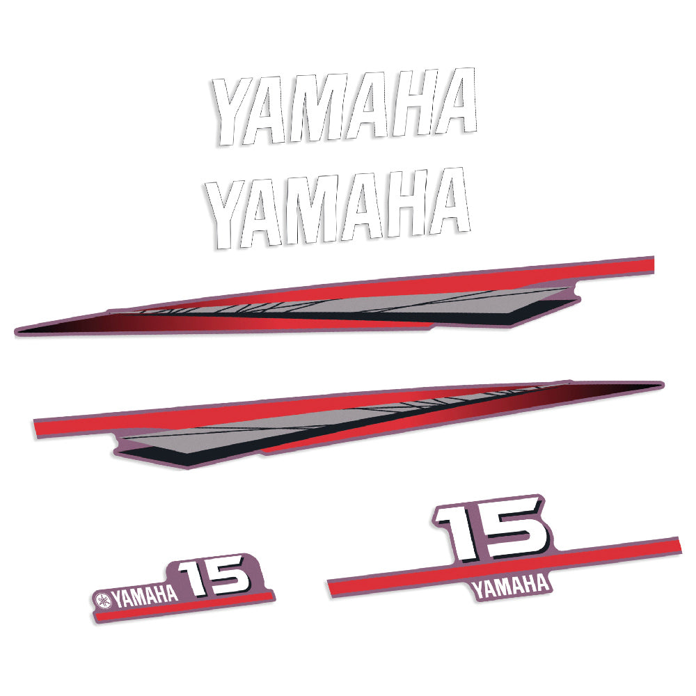 Tarrat Yamaha 15HV Kaksitahtimoottori perämoottori vinyylitarrat