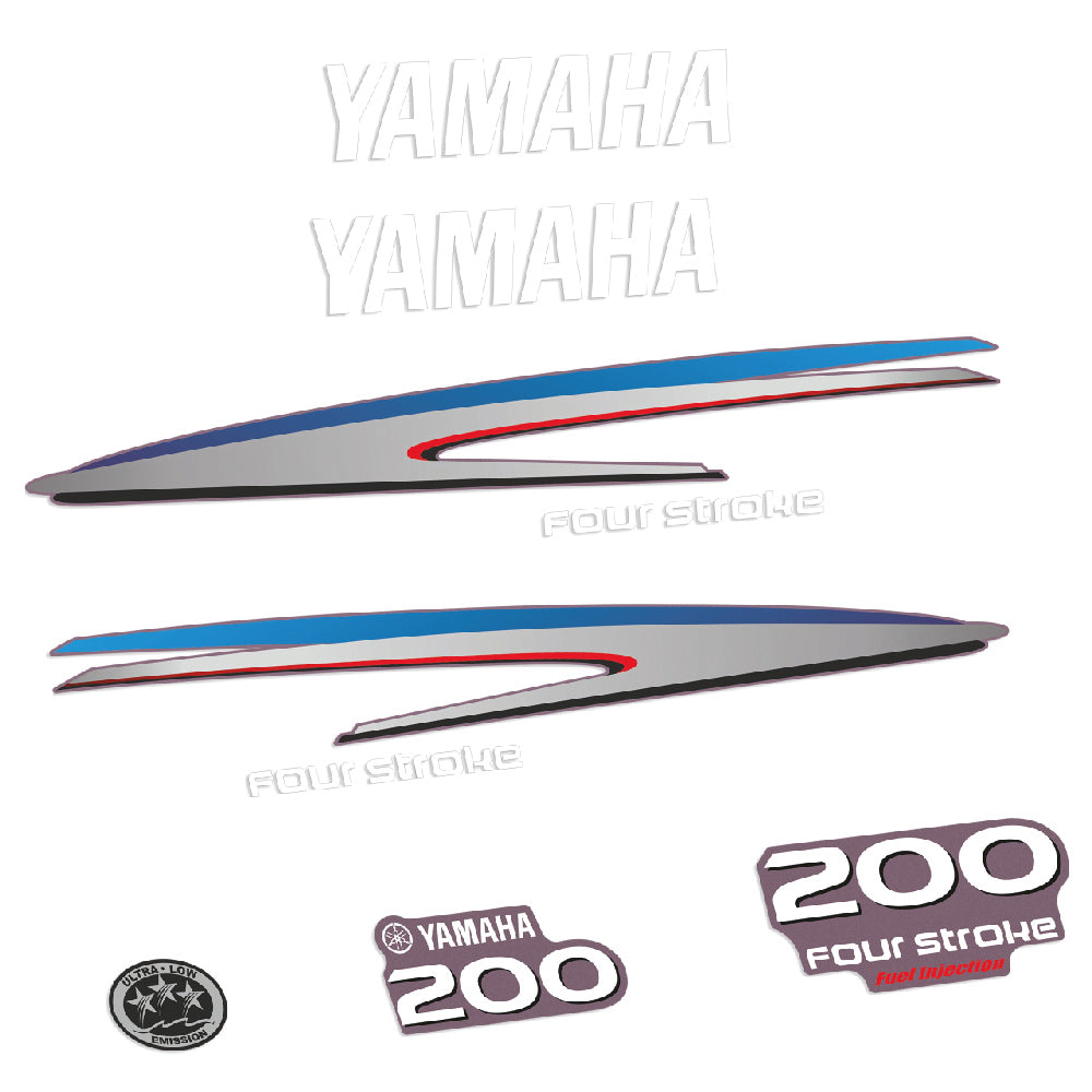 Tarrat Yamaha 200HV Nelitahtimoottori perämoottori vinyylitarrat