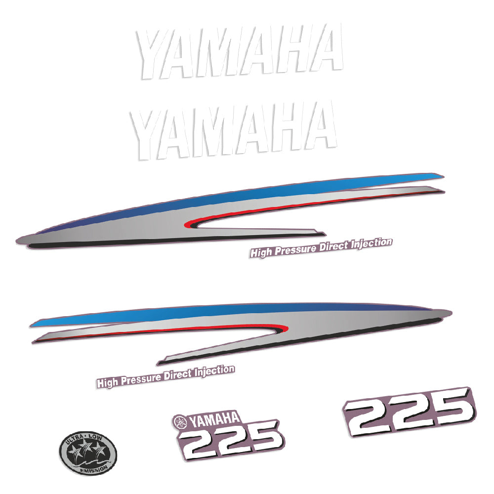 Tarrat Yamaha 225HV HVDI Kaksitahtimoottori perämoottori vinyylitarrat