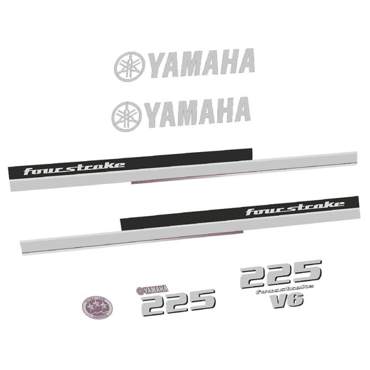 Tarrat Yamaha 225HV V6 Nelitahtimoottori 2013 perämoottori vinyylitarrat