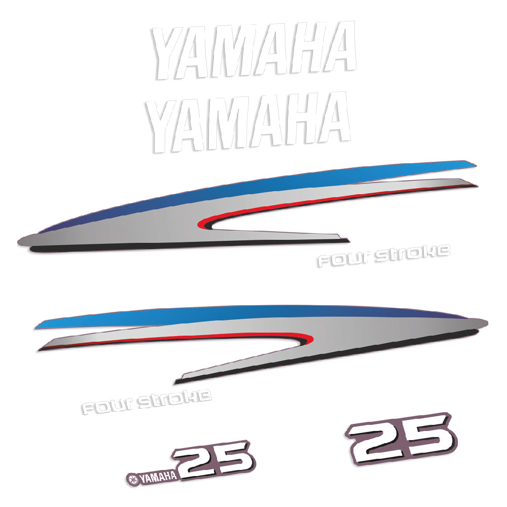 Tarrat Yamaha 25HV Nelitahtimoottori perämoottori vinyylitarrat