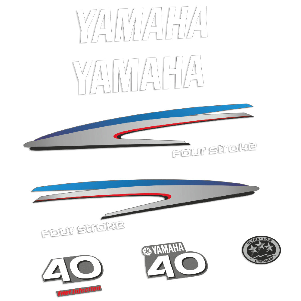 Tarrat Yamaha 40HV Nelitahtimoottori perämoottori vinyylitarrat