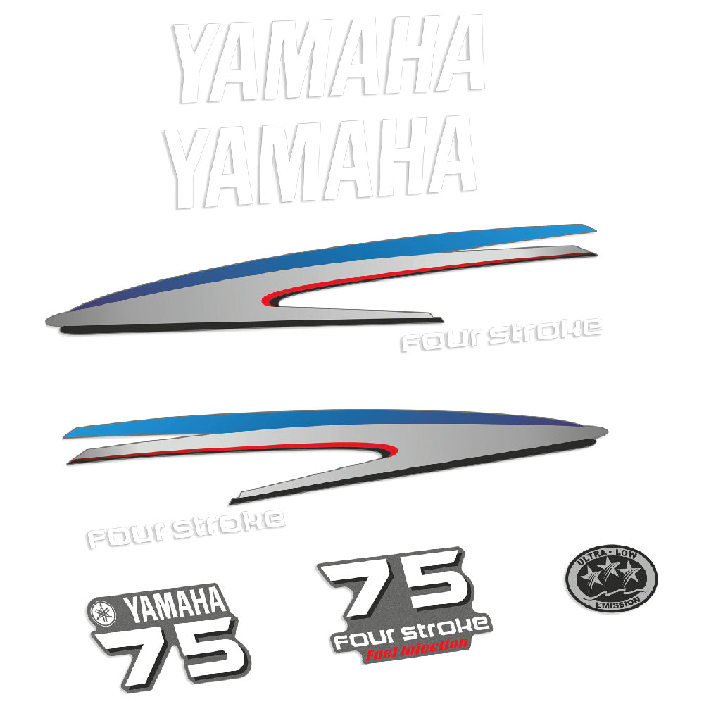 Tarrat Yamaha 75HV Nelitahtimoottori perämoottori vinyylitarrat