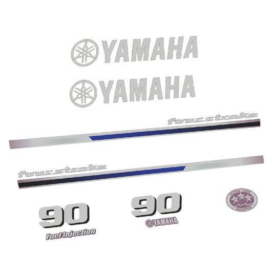 Tarrat Yamaha 90HV Nelitahtimoottori 2013 perämoottori vinyylitarrat