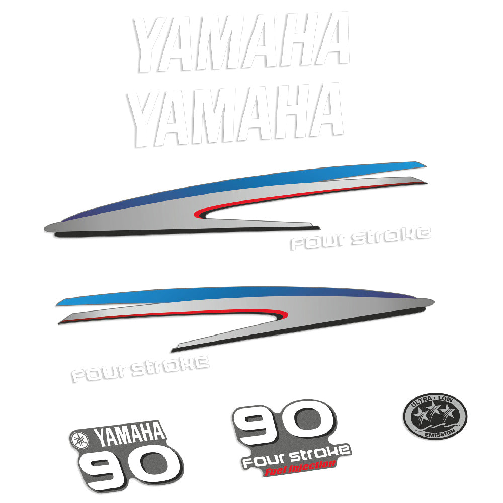 Tarrat Yamaha 90HV Nelitahtimoottori perämoottori vinyylitarrat